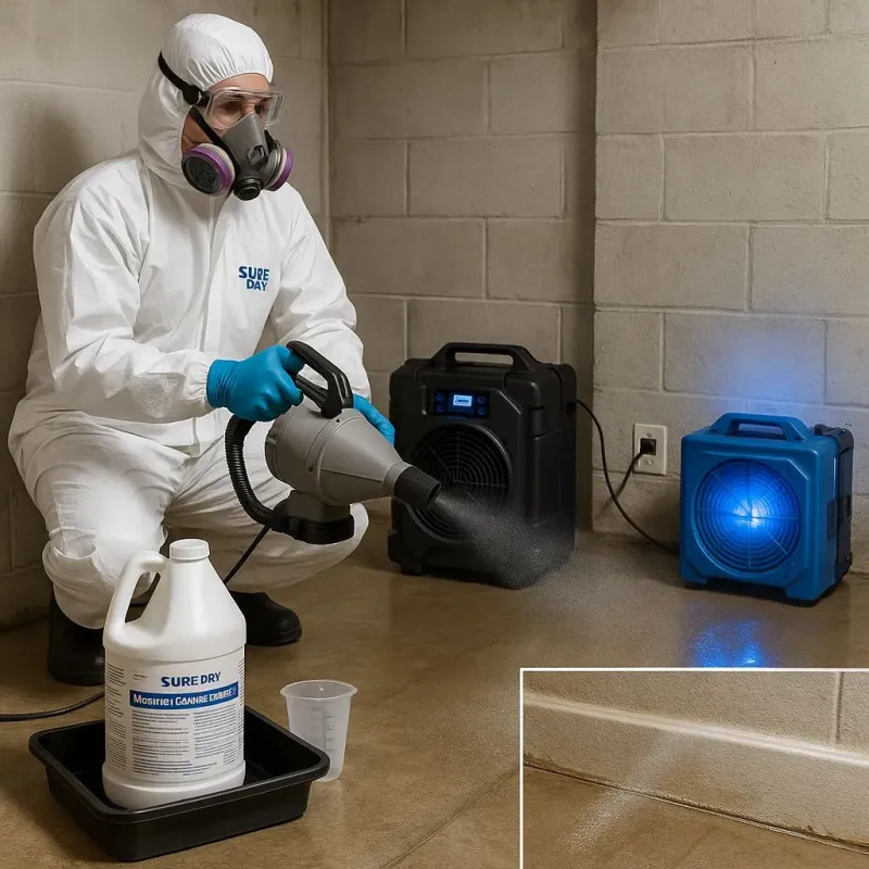 Sanitization and Odor Removal process in Graton, CA